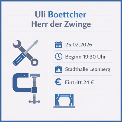 Comedyabend mit Uli Boettcher in der Stadthalle Leonberg